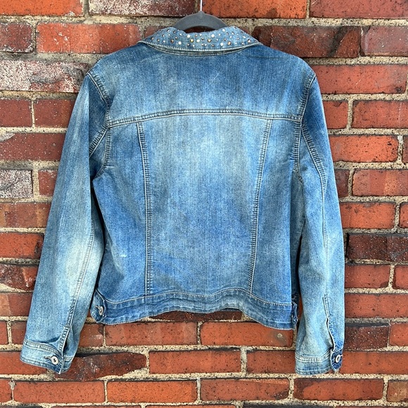 Roz & Ali Bedazzled Denim Jacket - Picture 4 of 7